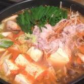 豆腐と豚肉のチゲ鍋