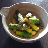 アスパラのゴマ和え