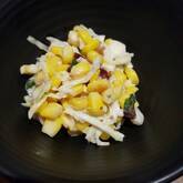 塩もみ大根とコーンのサラダ