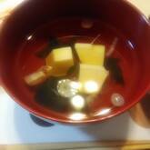 卵豆腐のお吸い物