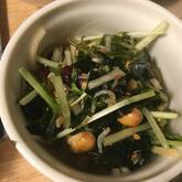 ワカメと大根の梅サラダ