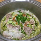 豚肉とキャベツの重ね蒸し