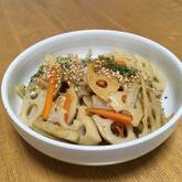 ゴボウとレンコンのきんぴら