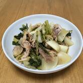 豚肉とカブの炒め煮