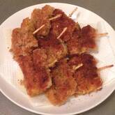 ちくわのカレー串揚げ