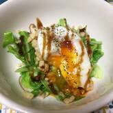 キャベツと天かすのソース炒め