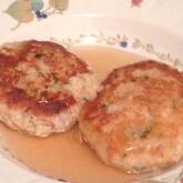 柔らかい豆腐ハンバーグ 鮭入りでご飯すすむ by森岡 恵さん