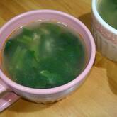 小松菜とツナの中華スープ