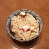 ショウガがきいてる！やわらかタコめし