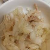 白菜大量消費！コクうま白菜とツナのゴマみそ和え