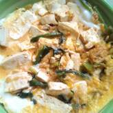 豆腐とホウレン草の卵とじ