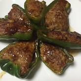 和風ピーマンの肉詰め