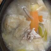 具だくさんの豚汁