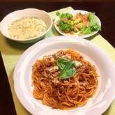 ミートナッツソースパスタ