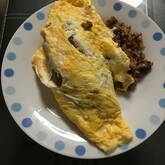 たっぷり玉ネギのオムレツ