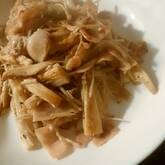 お手軽副菜！エノキとベーコンのバターしょうゆ炒め