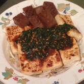 豆腐のステーキ