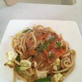 ネギたっぷり！究極のシンプル焼うどん