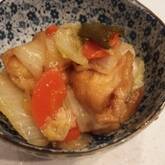 鶏肉と白菜の炒め物