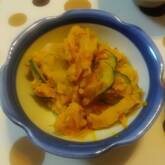 ポテトとカボチャのサラダ