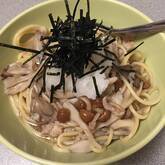 キノコの和風おろしパスタ