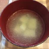 餅入り大根おろしのスープ