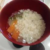 大根と天かすのみそ汁