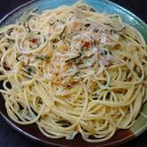 桜エビとのりのパスタ