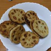 レンコンのはさみ揚げ