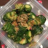 キュウリのピリ辛漬け