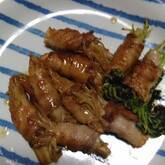 ご飯がすすむ！豚肉巻き 三色野菜で彩り鮮やか