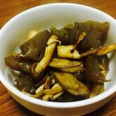 ヘルシー食材で！コンニャクとゴボウの甘辛炒め