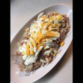 マッシュ長芋とベーコン