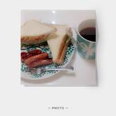 レンジ卵サンドトーストランチ