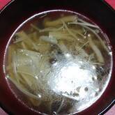 キノコのスープ