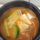 豆腐と豚肉のチゲ鍋