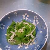 ピーマンのジャコ炒め