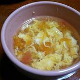 ふんわり卵のトマトスープ