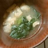ホウレン草のみそ汁