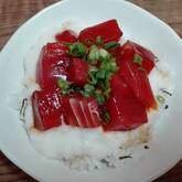 漬けマグロの山かけ丼