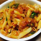 マカロニのケチャップ炒め