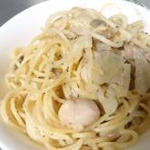 ポルチーニ茸のクリームスパゲティー