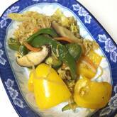 牛肉と野菜のオイスター炒め