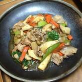 子供に人気！チンゲン菜と豚肉の中華炒め 野菜たっぷり