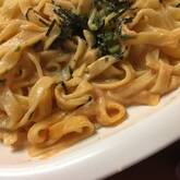 絶品の明太子パスタ クリーミーで飽きない美味しさ