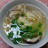 モヤシのふんわり卵スープ