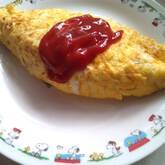 ひき肉のオムレツ