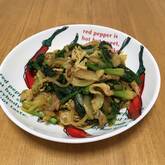 ホウレン草のスパイシー炒め