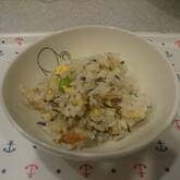 ヒジキとベーコンの和風チャーハン