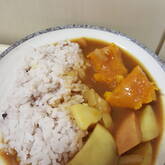 チキンとカボチャのカレー